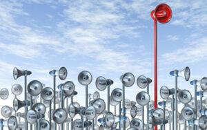 One loudspeaker rising above the rest. Why most medical seo campaigns don't work.